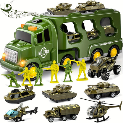Ultimate Army Action Playset with 14 Military Vehicles - Befez