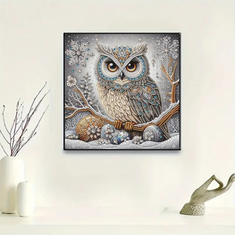 Whimsical Owl Figurine Decoration Statue