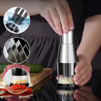 Easy Garlic Press Chopper Tool - Befez