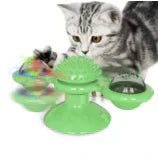 Colorful Cat Tower Spin Toy