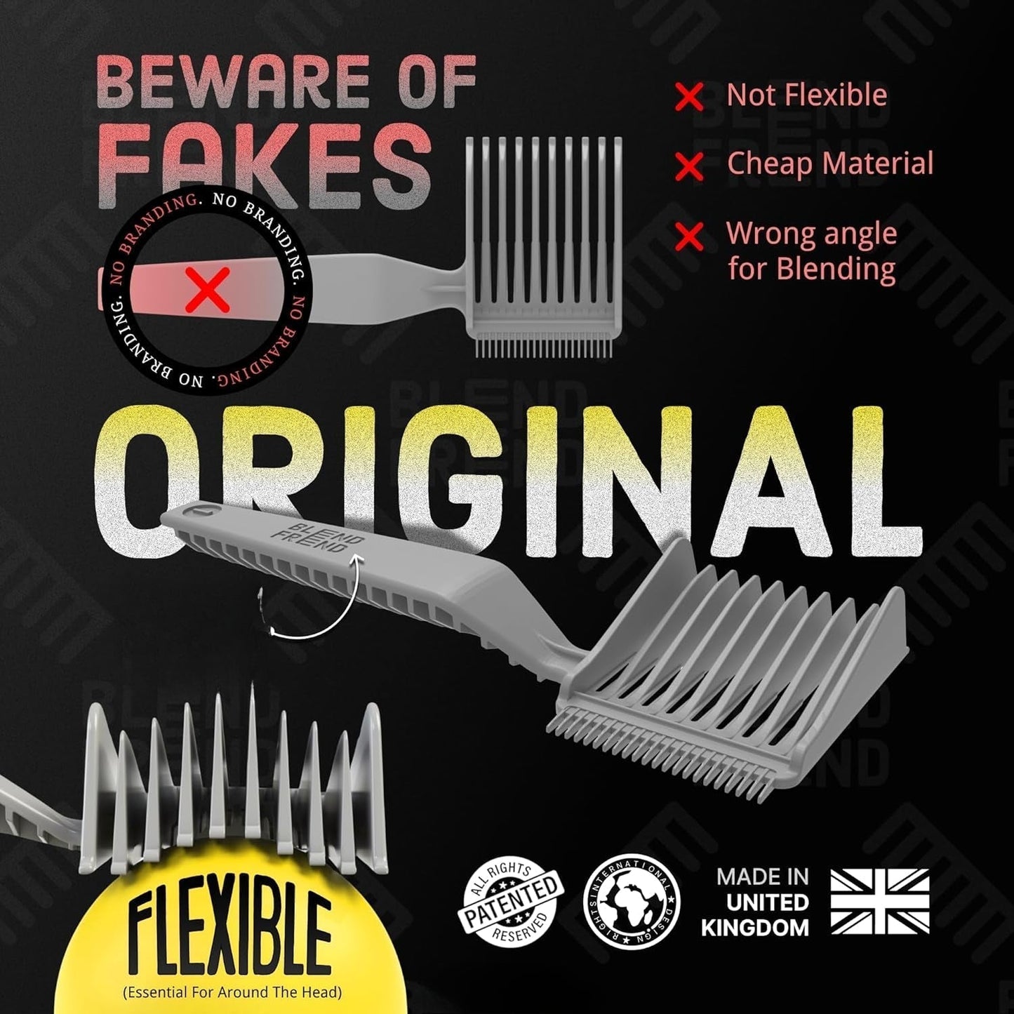 Befez Fade Comb - Simple Hair Cutting Tool