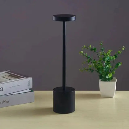 Sleek Black Desk LED Lamp