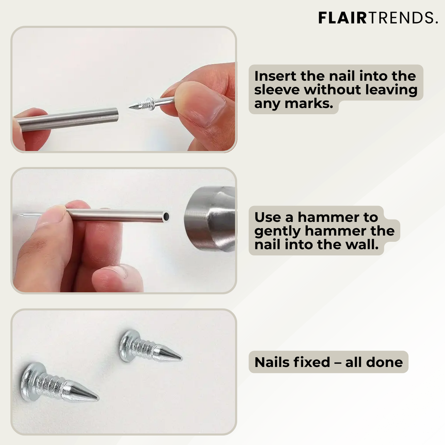 Easy Wall Anchors - Strong Hold Fixings No Drill Needed