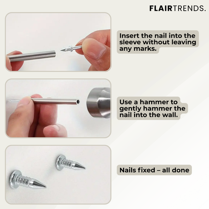 Easy Wall Anchors - Strong Hold Fixings No Drill Needed
