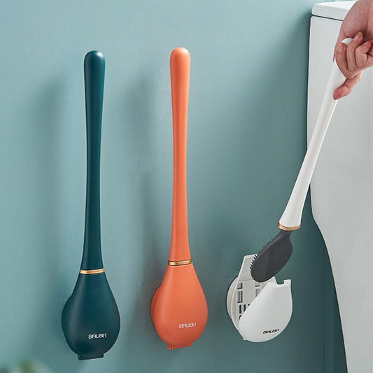 Soft Silicone Toilet Brush Compact Design - Befez