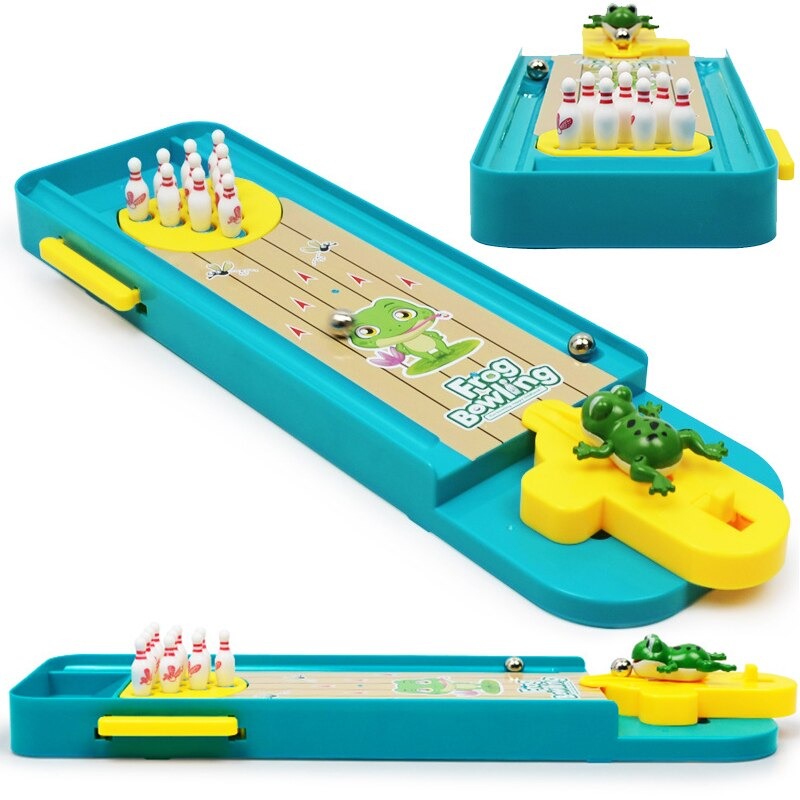 Compact Mini Bowling Game Set for Kids