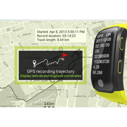 Accurate GPS Fitness Tracker Waterproof Smartwatch
