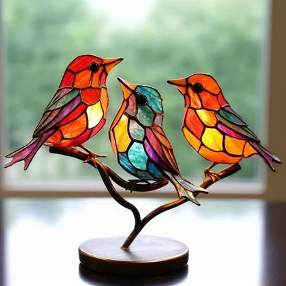 Beautiful Handmade Glass Bird Figurines