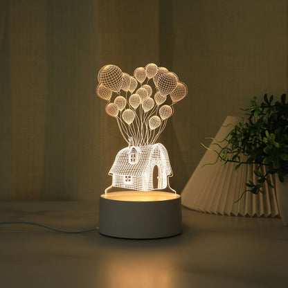 Colorful 3D USB LED Ball Lamp