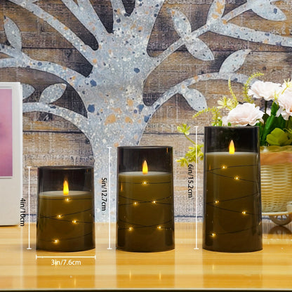 Warm Ambient LED Candle Set