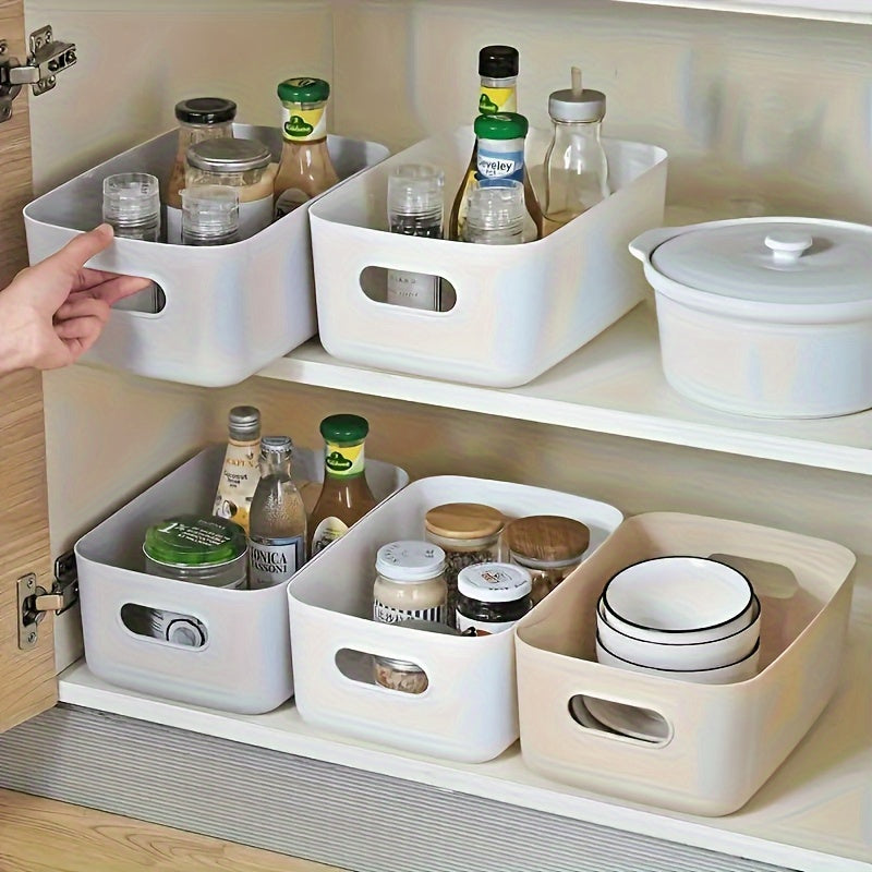 Practical Storage Bins - Set of 4 Home Organization Containers