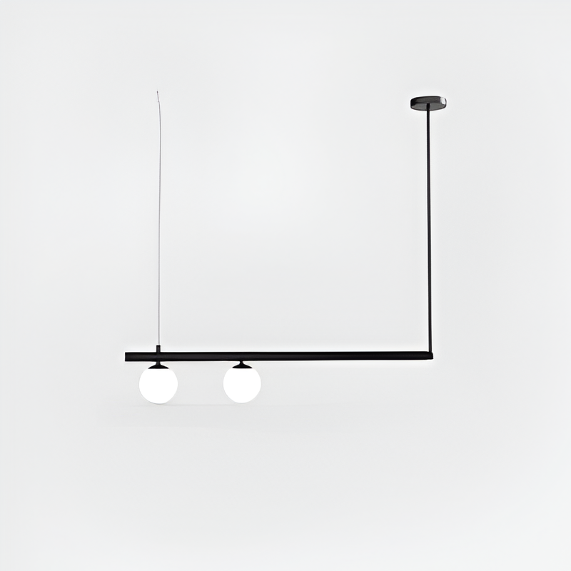 Modern Glass Linear Pendant Light