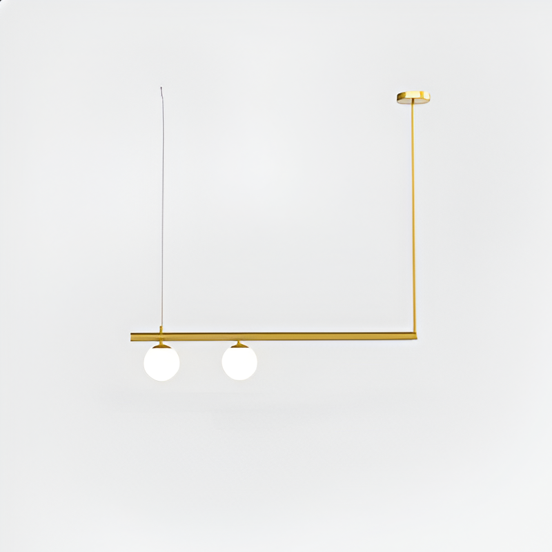 Modern Glass Linear Pendant Light - Befez