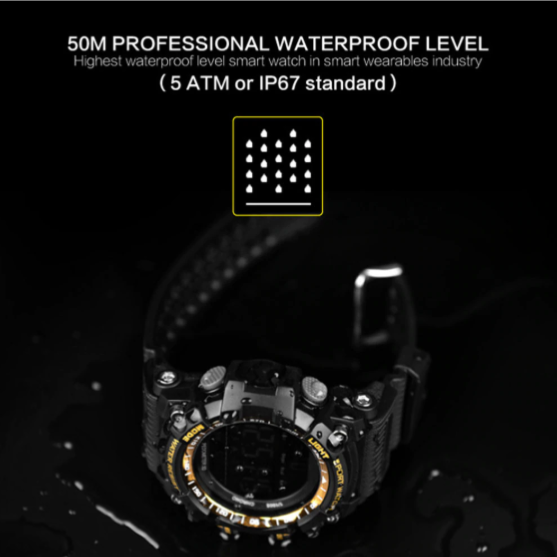Tactical Waterproof Smart Watch