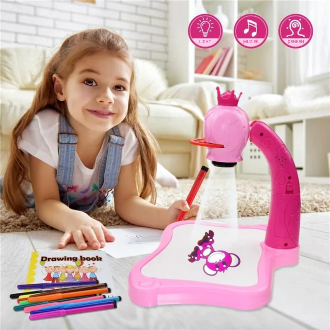 Kids Art Drawing Board - Fun Creative Projector Screen