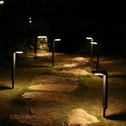 Solar Powered Garden Lights 2 Pack Waterproof