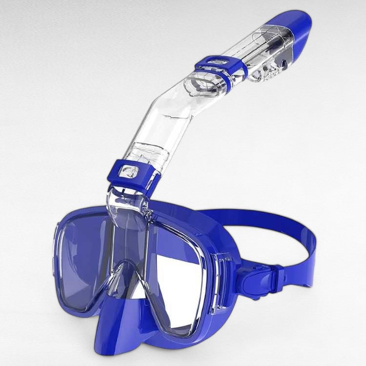 Compact Snorkel Mask with Clear Lens and Fit Adjustable Strap
