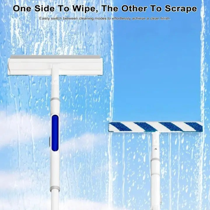 Practical Window Cleaning Kit with Spray & Microfiber Cloths - Befez