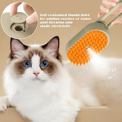 Multi Purpose Pet Grooming Steam Brush