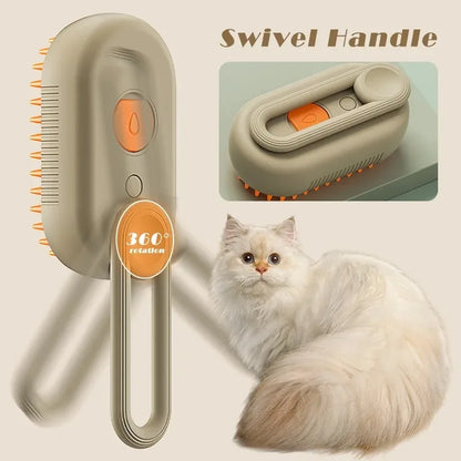 Multi Purpose Pet Grooming Steam Brush