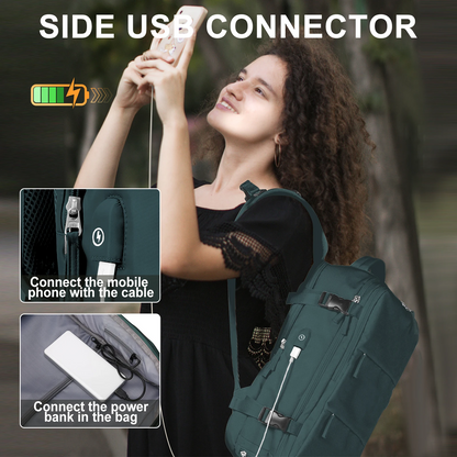 Tough Travel Backpack with USB Charger Port