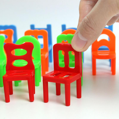 Fun Kids Stacking Chair Game Set