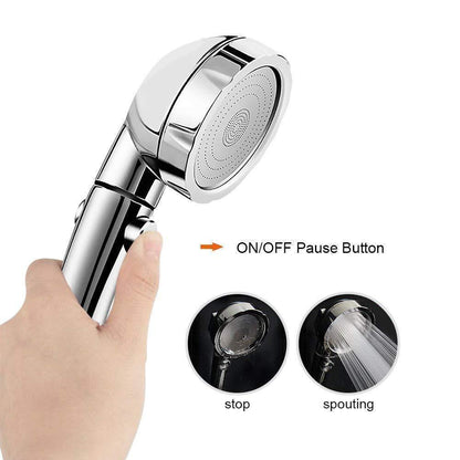 Powerful 3 Mode Shower Head Booster Spray