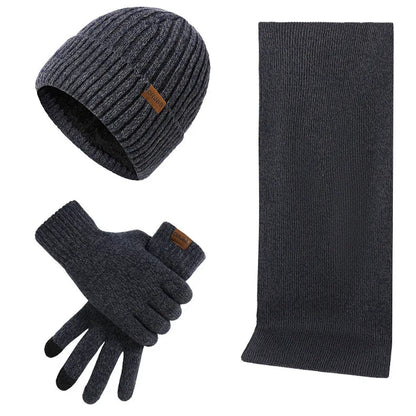 Warm Winter Hat and Glove Set