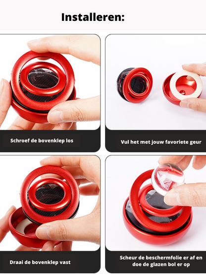 Premium Car Air Freshener with 360° Scent
