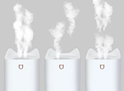 Compact Cool Mist Air Humidifier with LED Light