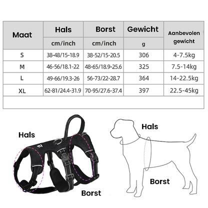 Safe No Pull Dog Harness with Reflective Strip
