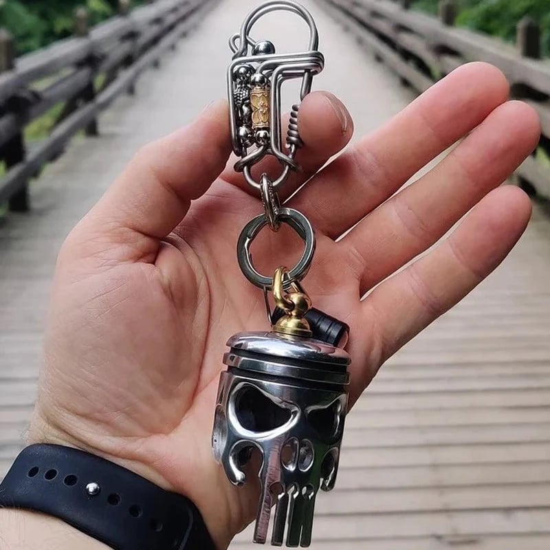 Cool Skull Pendant Keychain