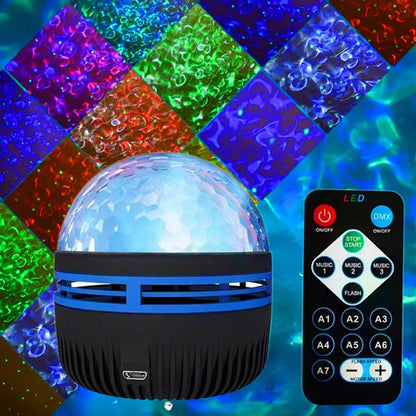 Colorful Night Sky Projection Desk Lamp