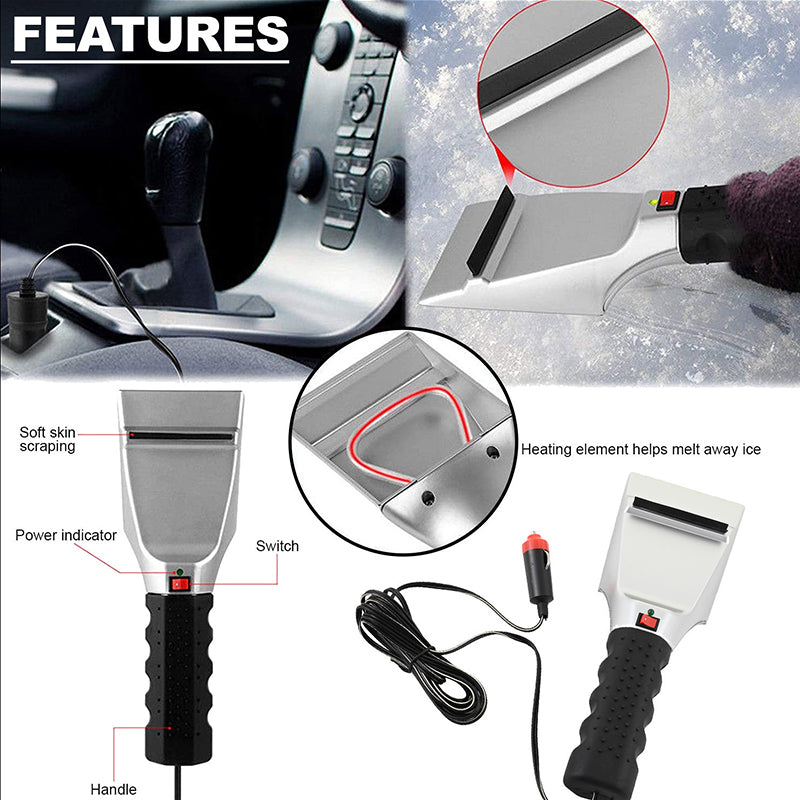 Fast Ice Remover for Clear Windshields
