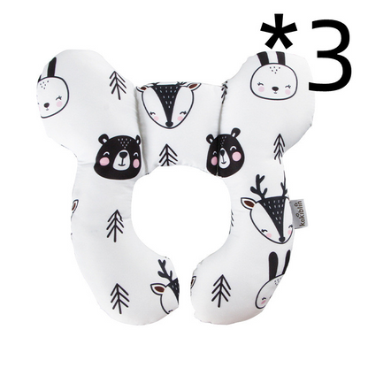 Soft Baby Head Support Pillow for Stroller and Car