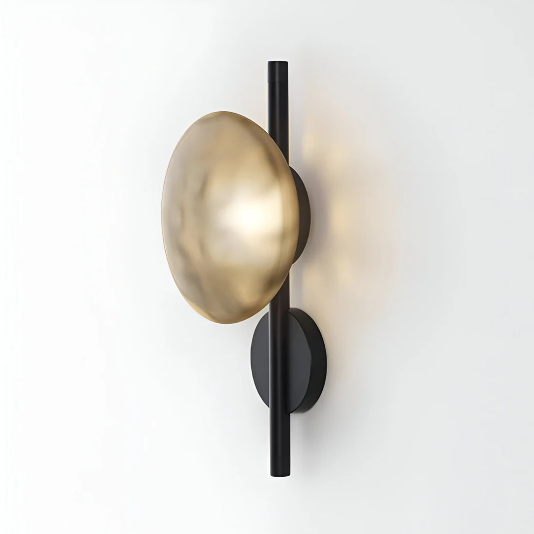 Sleek Glass Contemporary Wall Light