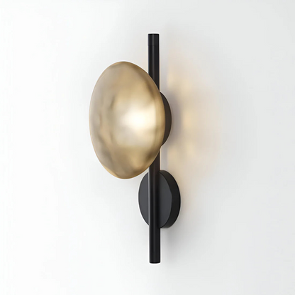 Sleek Glass Contemporary Wall Light