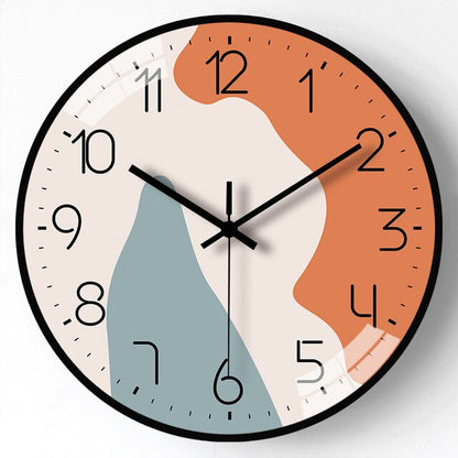 Stylish Eco Wall Clock in Vibrant Colors