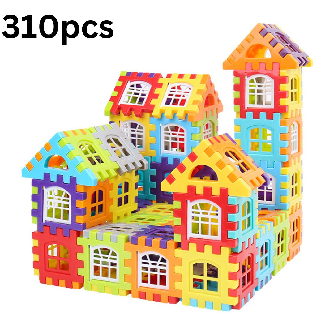 Colorful Kids Window Stacking Blocks Set