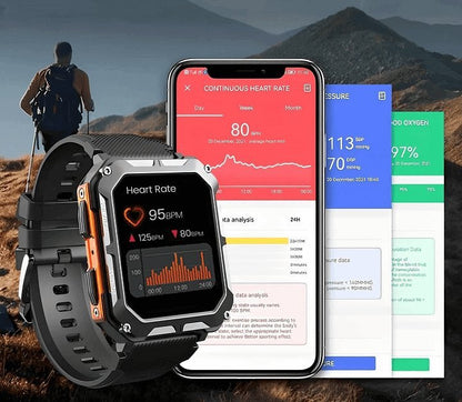 Tough Waterproof Smartwatch - Rugged and Versatile