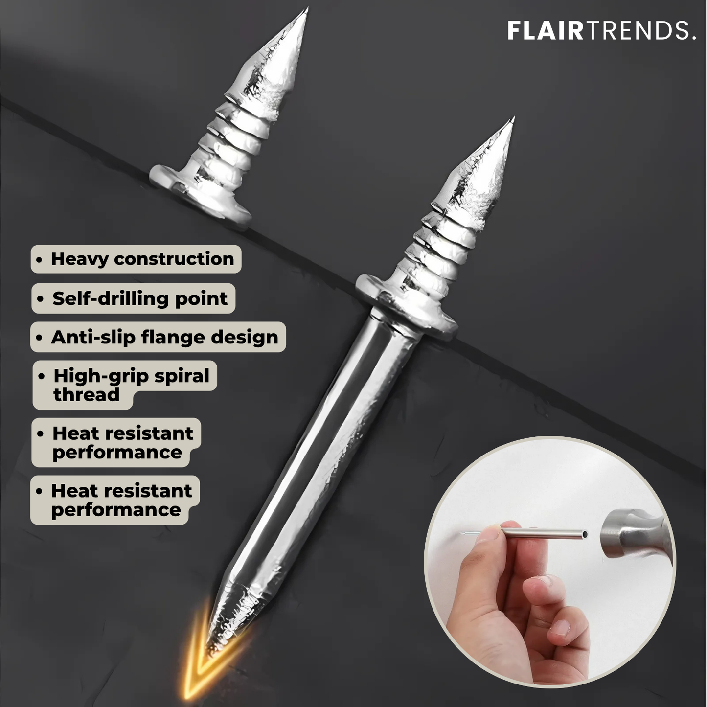 Easy Wall Anchors - Strong Hold Fixings No Drill Needed