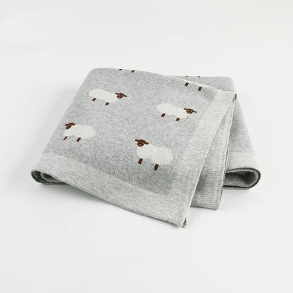 Cozy Baby Blanket with Cute Sheep Design - Befez