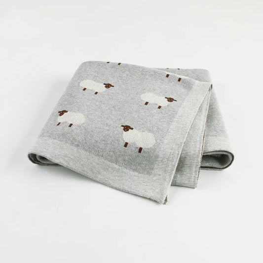 Cozy Baby Blanket with Cute Sheep Design - Befez