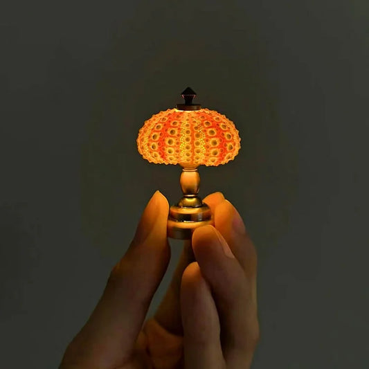 Rustic Coastal Shell Table Lamp - Befez