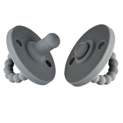 Soft Baby Pacifier with Teether Handle, BPA Free
