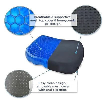 Comfortable Gel Chair Cushion for Back Pain Relief