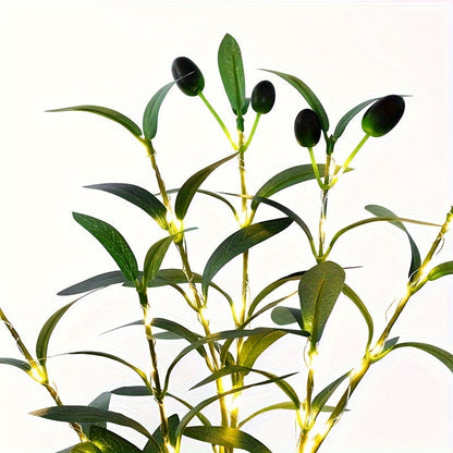 Stylish Green Leaf LED Desk Lamp