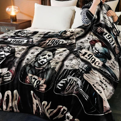Cozy Spooky Movie Throw Blanket