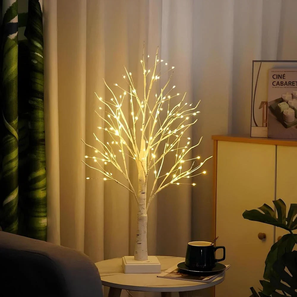Natural Wood Table Lamp