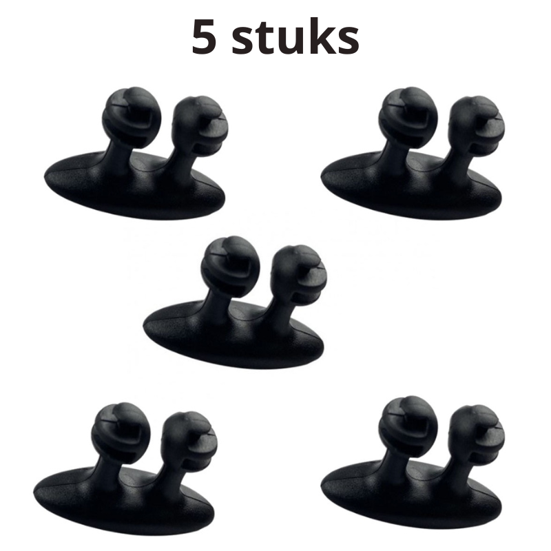 Cable Management Hangers - 5 Pack Cord Organizers - Befez